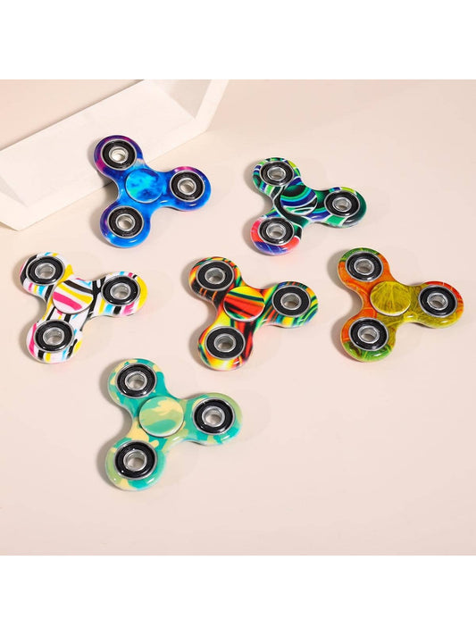Random Color 1 Pc EDC Finger Spinner ADHD Stress Relief Reducer Toys For Adults, High Speed Bearing Metal Hand Spinners Anxiety Finger Toys Boredom Killing Time Toys Multicolor