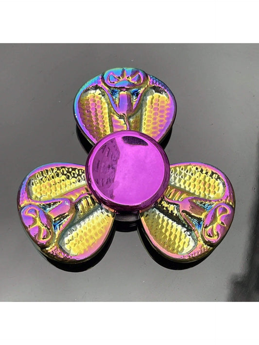 Rainbow Metal Spinner Colorful Finger Spinners High Speed Hand Spinners Fidget Toys For Stress Anxiety Relief For Adults Ginger